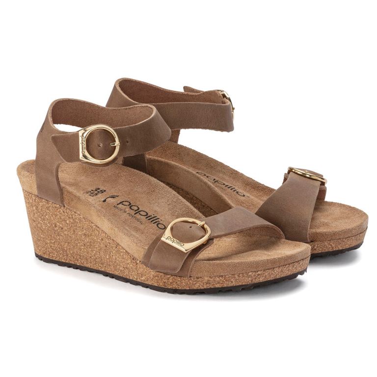 OTBT - PEASANT in CAMEL Wedge Sandals - Knitted Belle Boutique