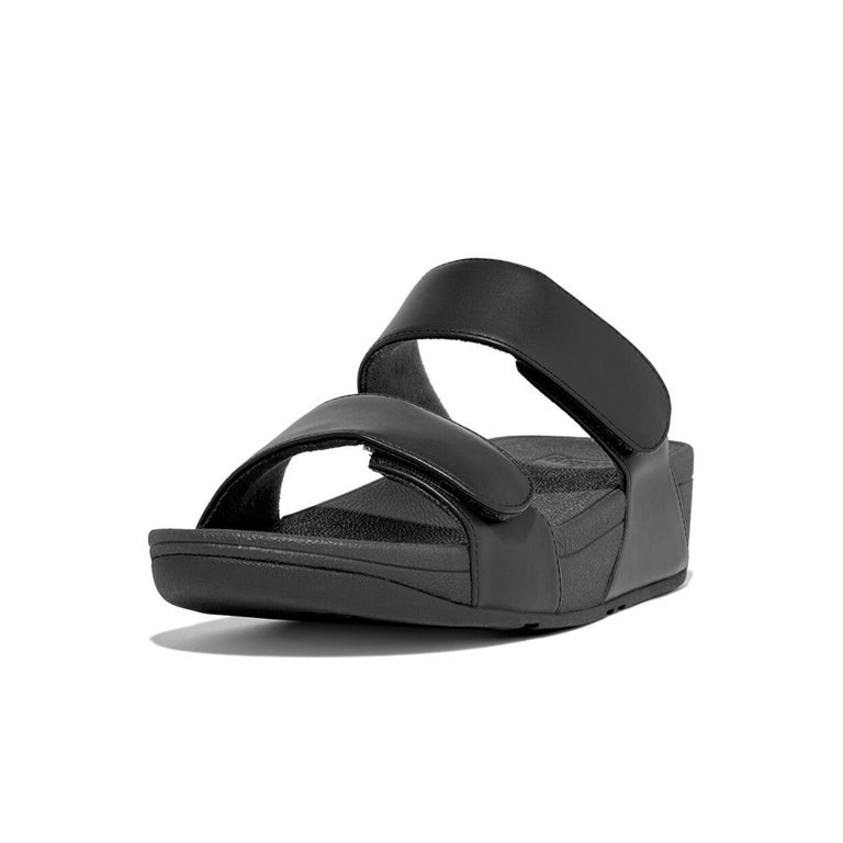 FitFlop Lulu Adjustable Leather Slides