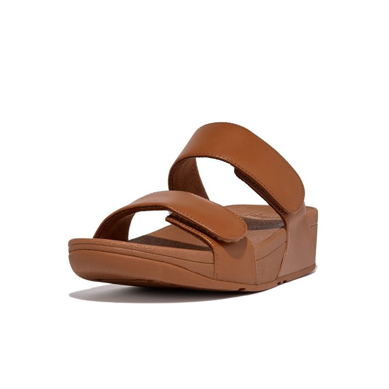 FitFlop Lulu Adjustable Leather Slides