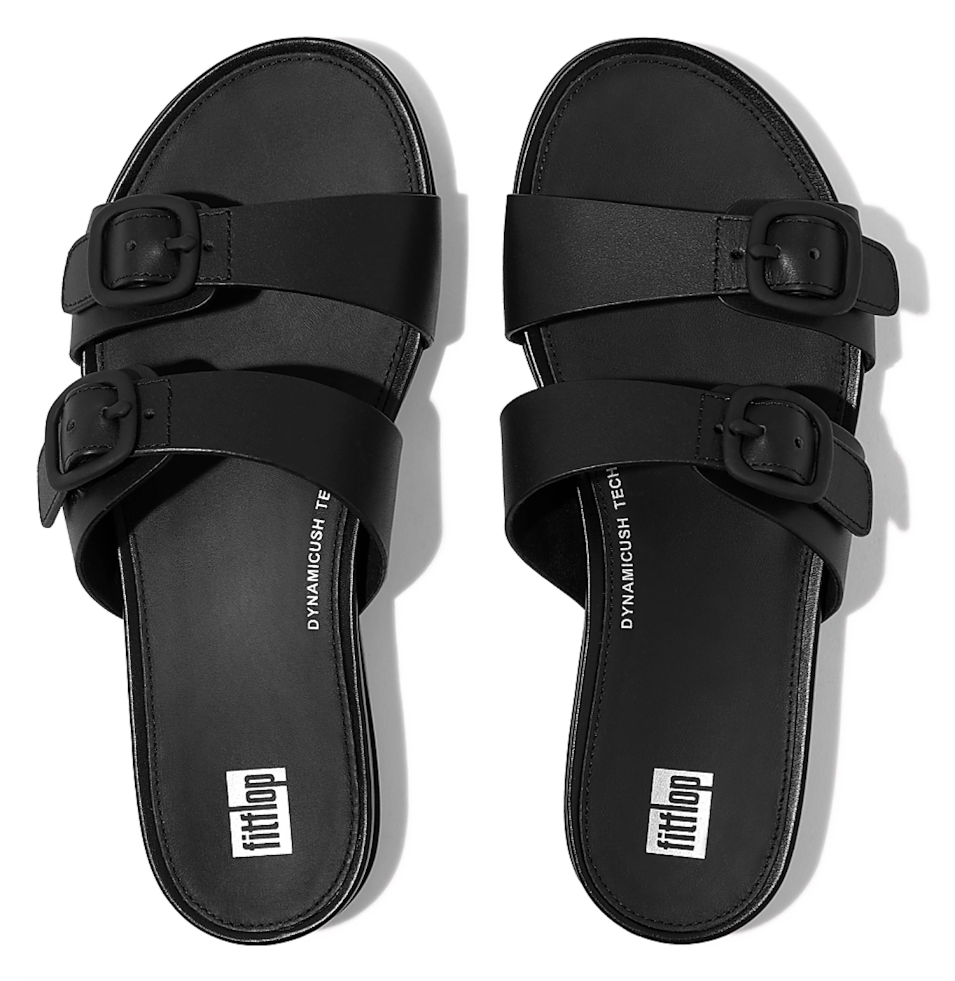 Gracie Rubber-Buckle Slides - The Ultimate Foot Store