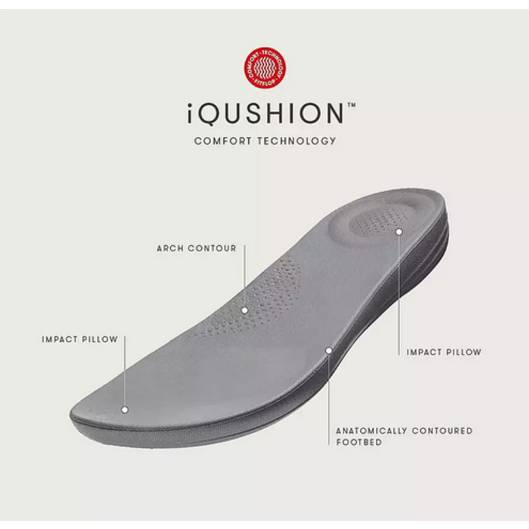 FitFlop iQushion Adjustable Water-Resistant Knit Pool Slides