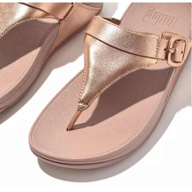 FitFlop Lulu Adjustable Leather Toe Post Sandals