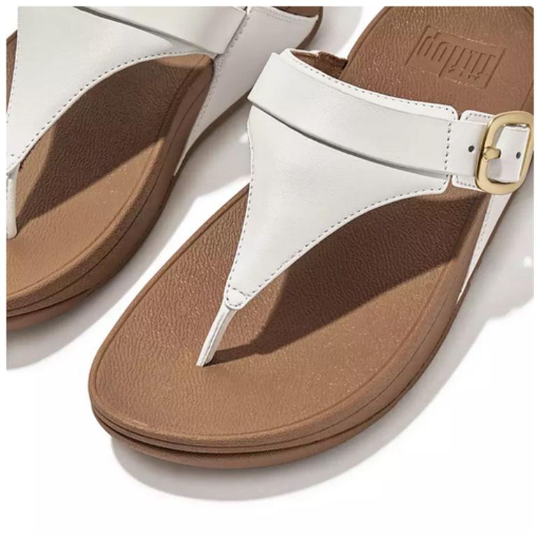 FitFlop Lulu Adjustable Leather Toe Post Sandals