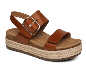 【PORTERNA】Maureen Split Sandals Vania Cork Platform Quarter Strap - The Ultimate Foot Store