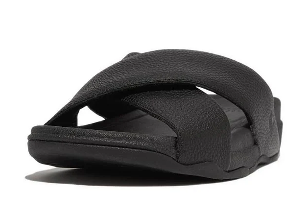 FITFLOP Men\'s Ryder Leather Microwobbleboard Technology Sandals Sz-13 Fitflop | Shoes | Fitflop Mens Ryder Leather  main image 3