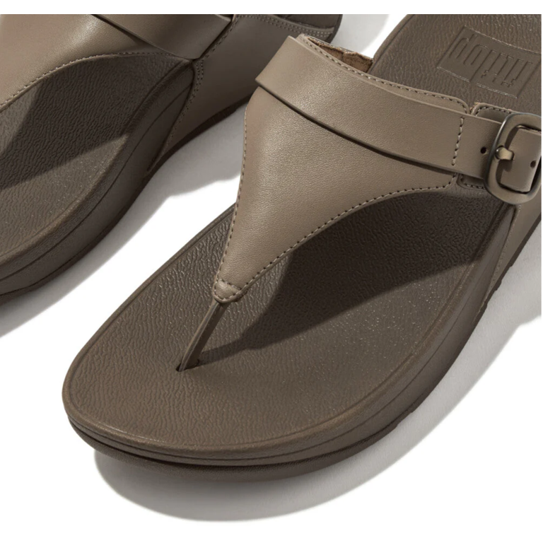 FitFlop Lulu Adjustable Leather Toe Post Sandals