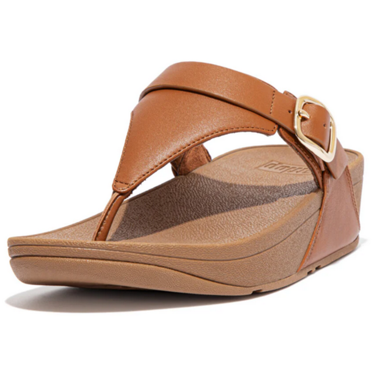 FitFlop Lulu Adjustable Leather Toe Post Sandals