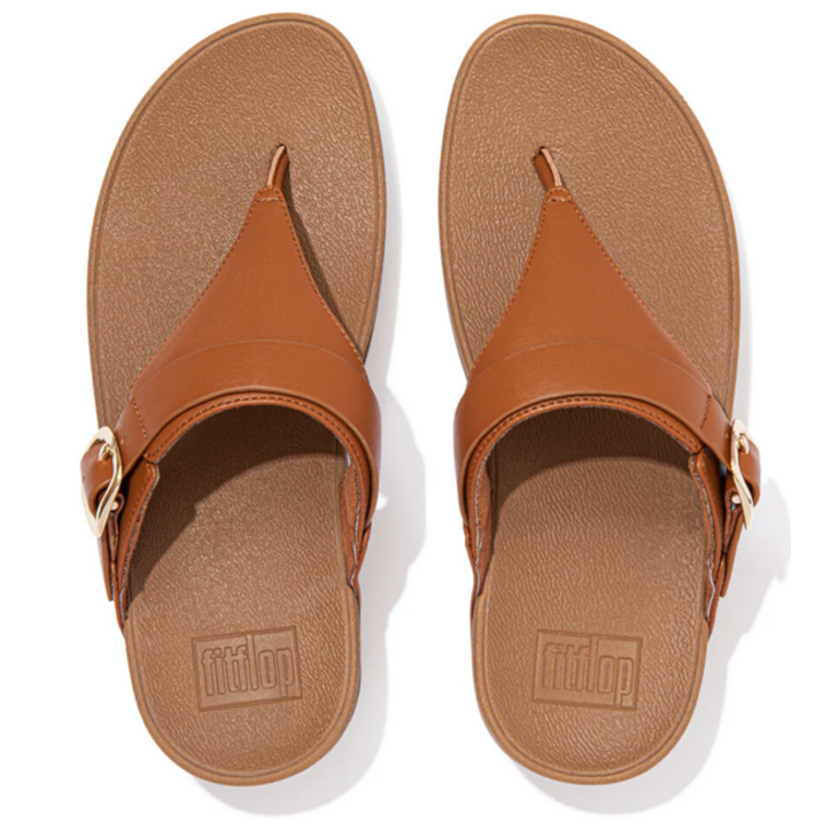 FitFlop Lulu Adjustable Leather Toe Post Sandals