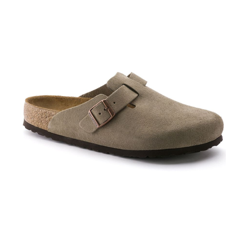 Birkenstock Boston Suede Soft Footbed