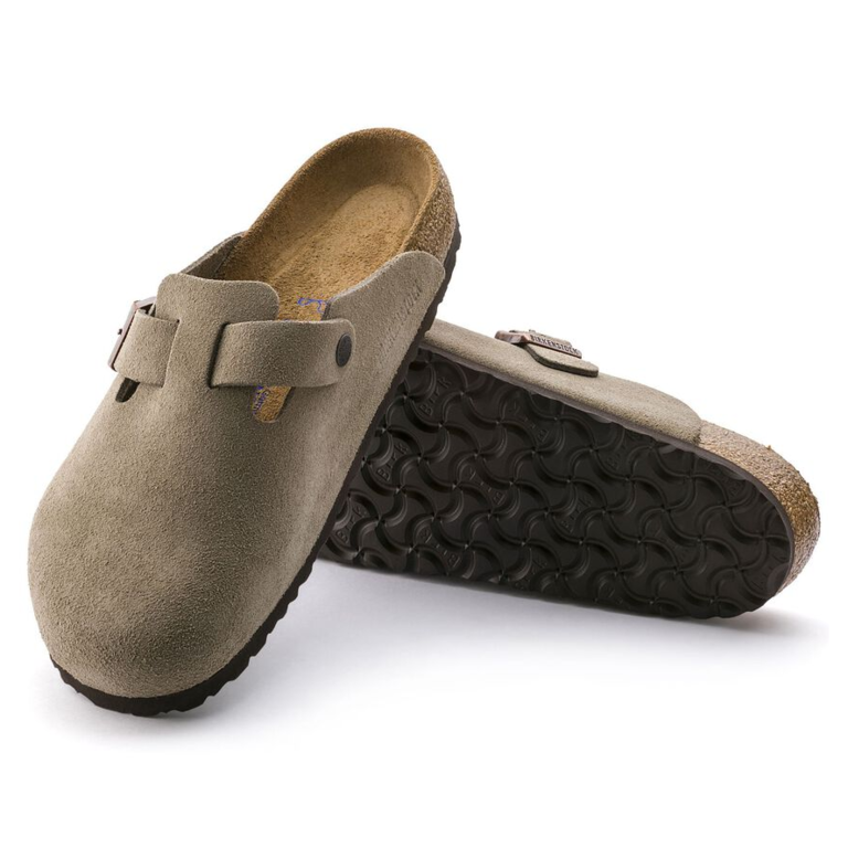 Birkenstock Boston Suede Soft Footbed