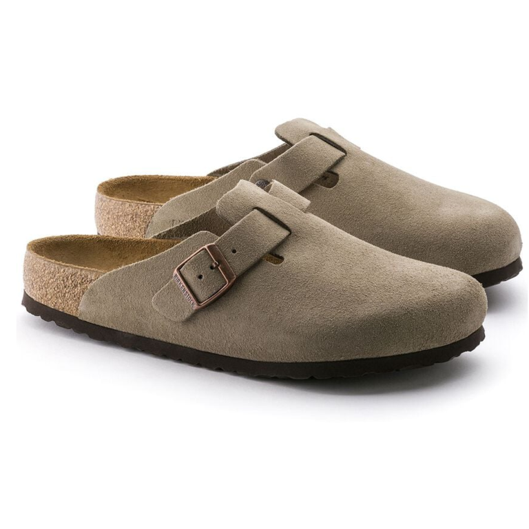 Birkenstock Boston Suede Soft Footbed