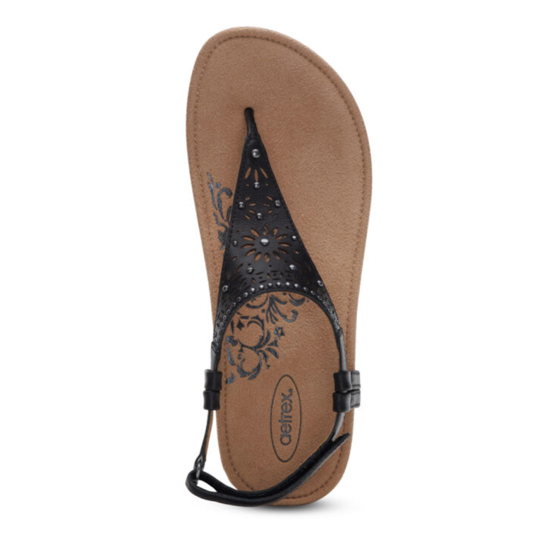 Aetrex Evelyn Adjustable Strap Sandal