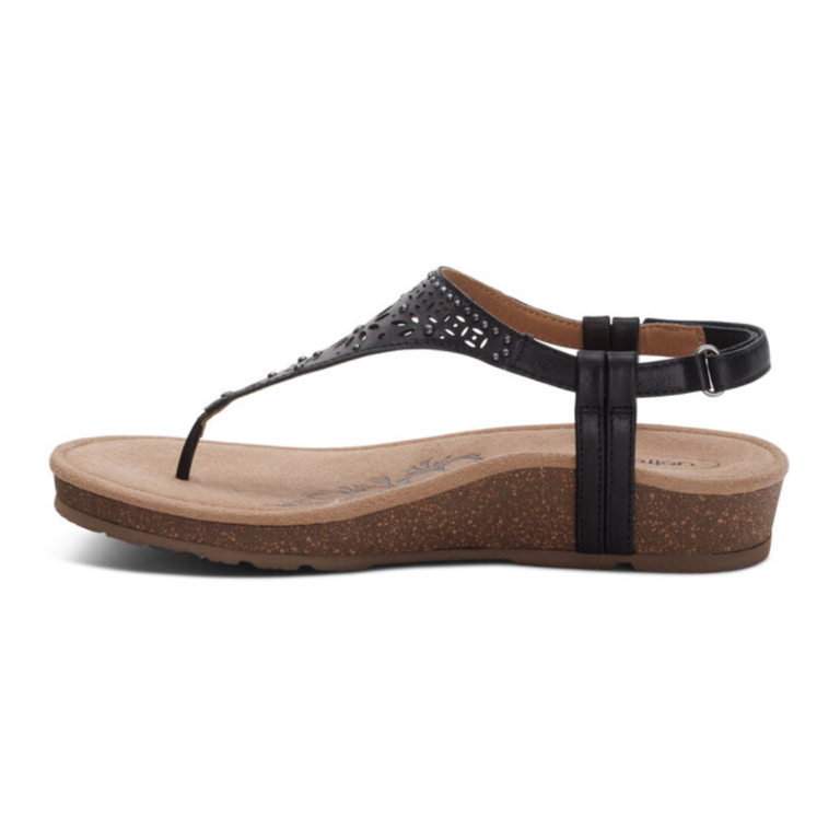 Aetrex Evelyn Adjustable Strap Sandal