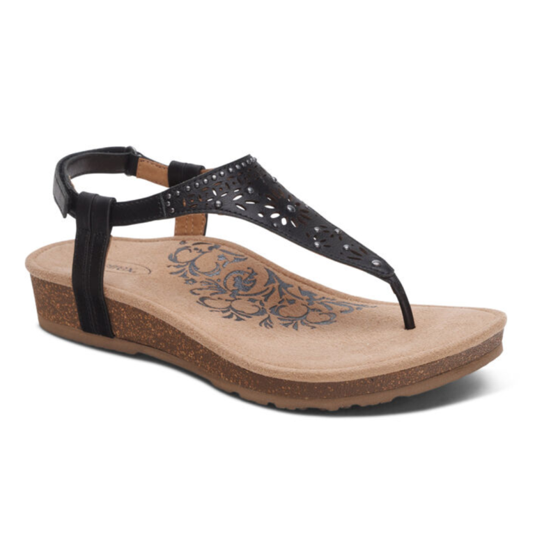 Aetrex Evelyn Adjustable Strap Sandal
