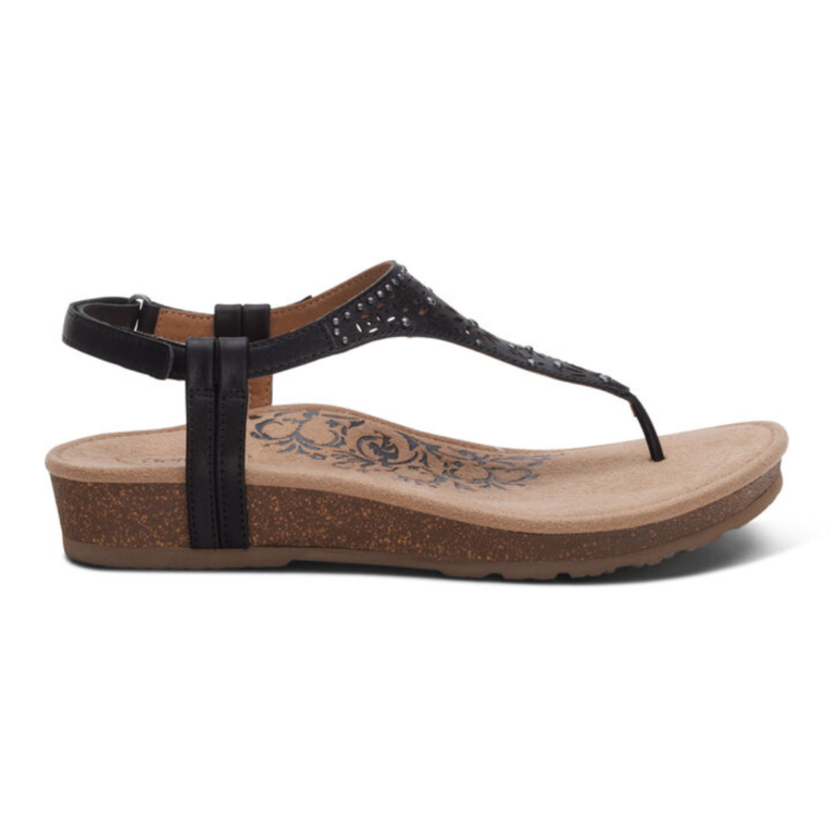 Aetrex Evelyn Adjustable Strap Sandal