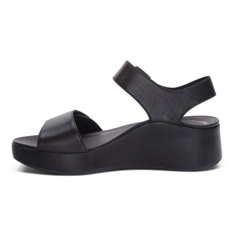 Aetrex Ariel Adjustable Quarter Strap Wedge