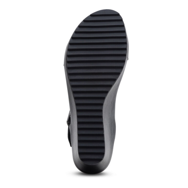 Aetrex Andrea Quarter Strap Wedge