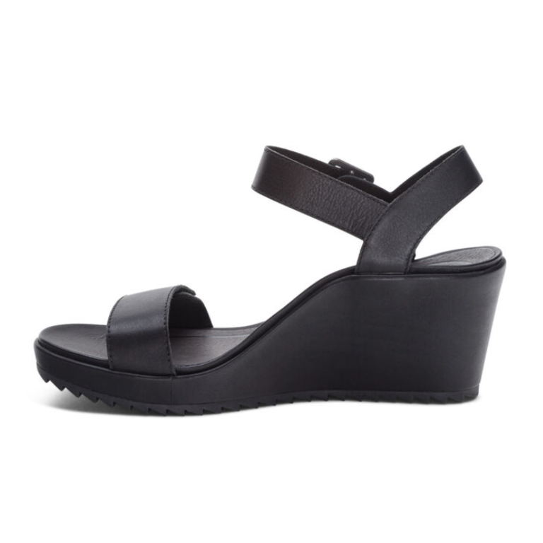 Aetrex Andrea Quarter Strap Wedge