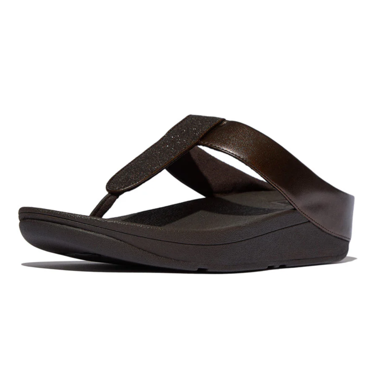 FitFlop Fino Glitterdust Metallic Toe Post Sandals