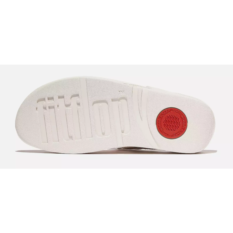 FitFlop Lulu Square-Chain Leather Toe Post