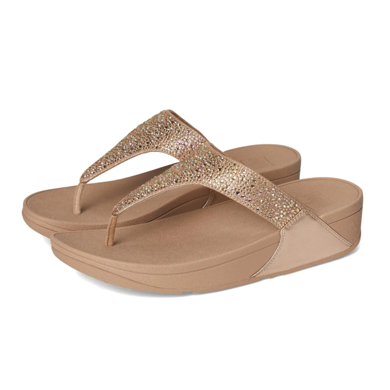 FitFlop Lulu Crystal-Mix Toe Post