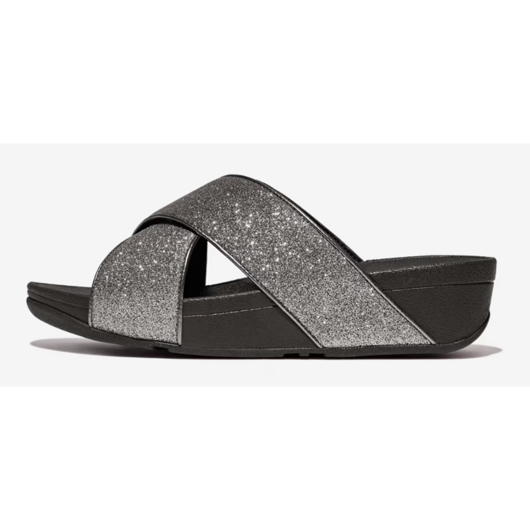 FitFlop Lulu Glitterdust Cross Slides