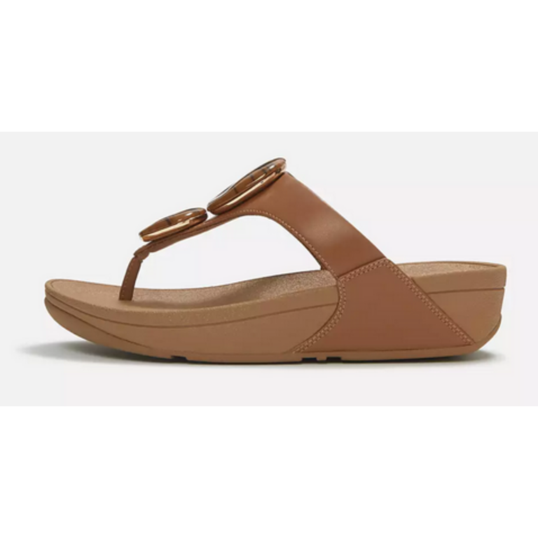 FitFlop Lulu Marbled-Stone Toe Post Sandals