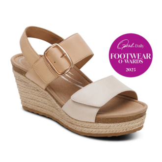 Aetrex Ashley Espadrille Wedge