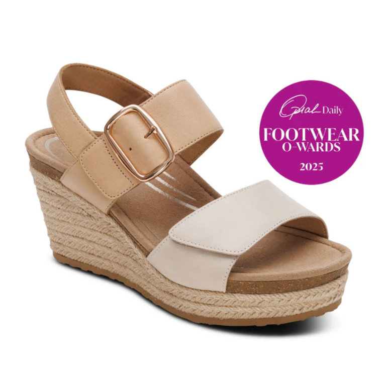 Aetrex Ashley Espadrille Wedge