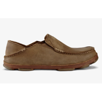 OluKai Moloa Leather Slip On Shoes