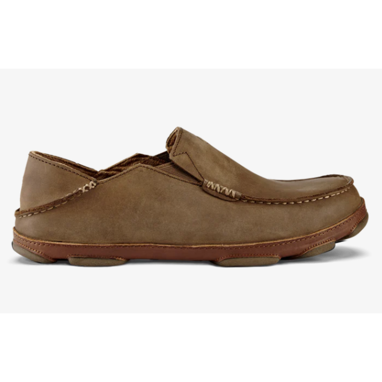 OluKai Moloa Leather Slip On Shoes