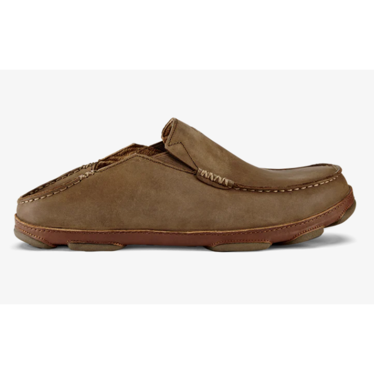 OluKai Moloa Leather Slip On Shoes