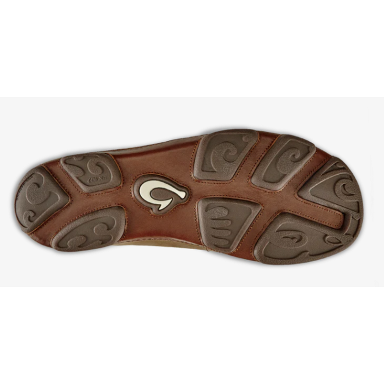 OluKai Moloa Leather Slip On Shoes