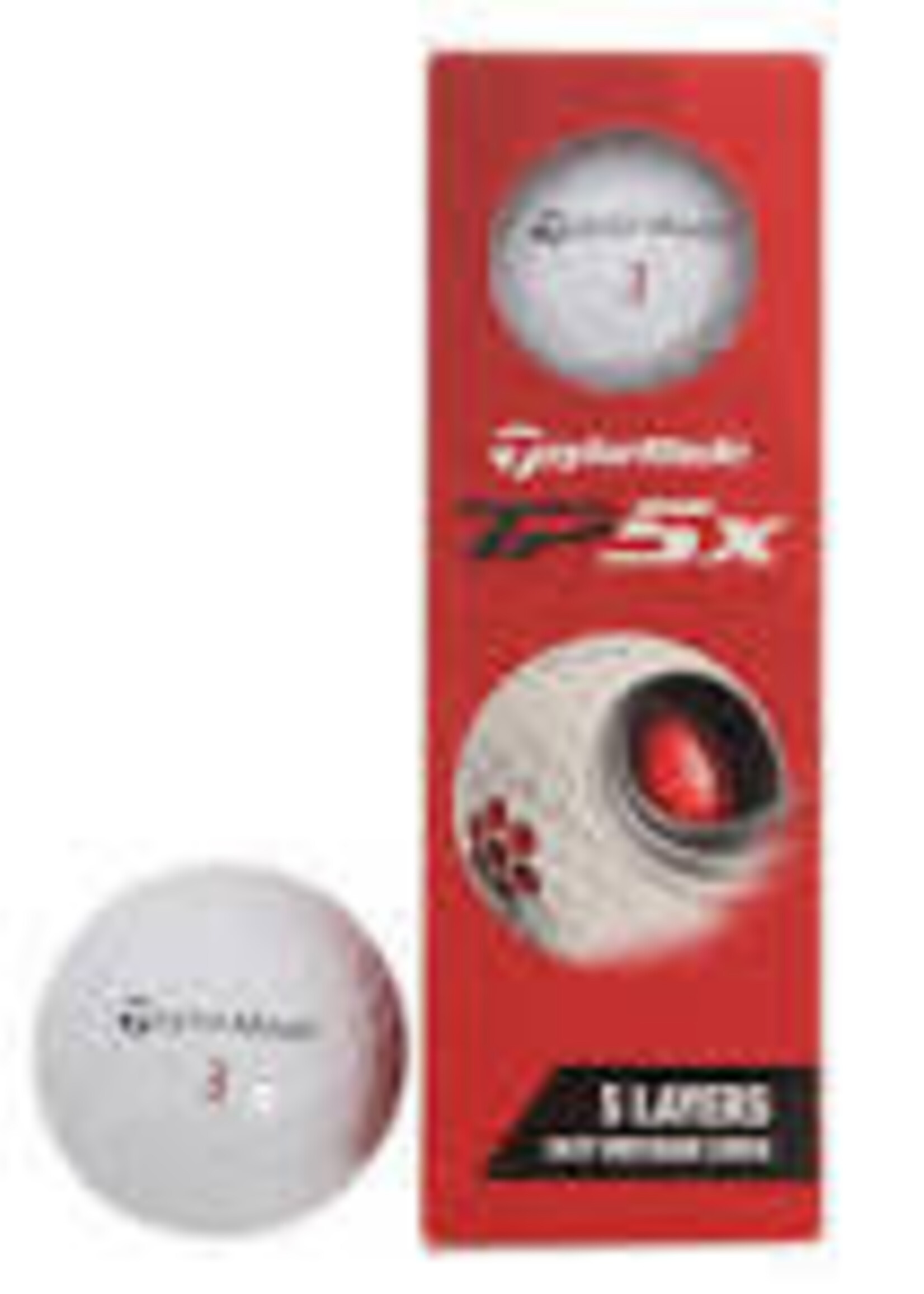 Taylormade TP5x sleeves of golf balls