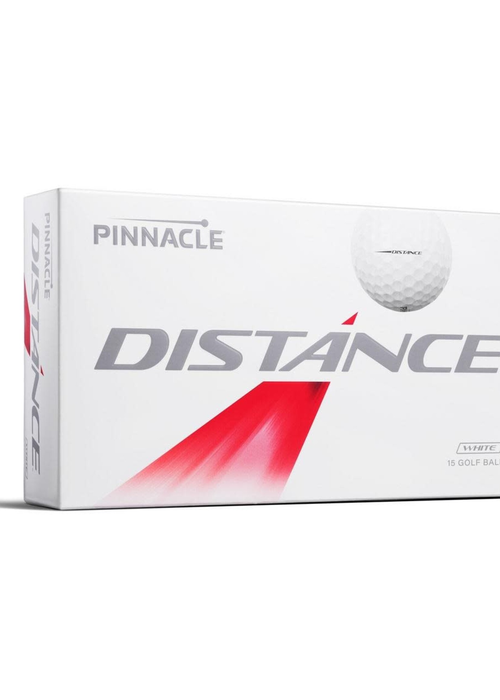 Pinnacle Pinnacle Distance - 15 pak  - white - Bushwood Logo