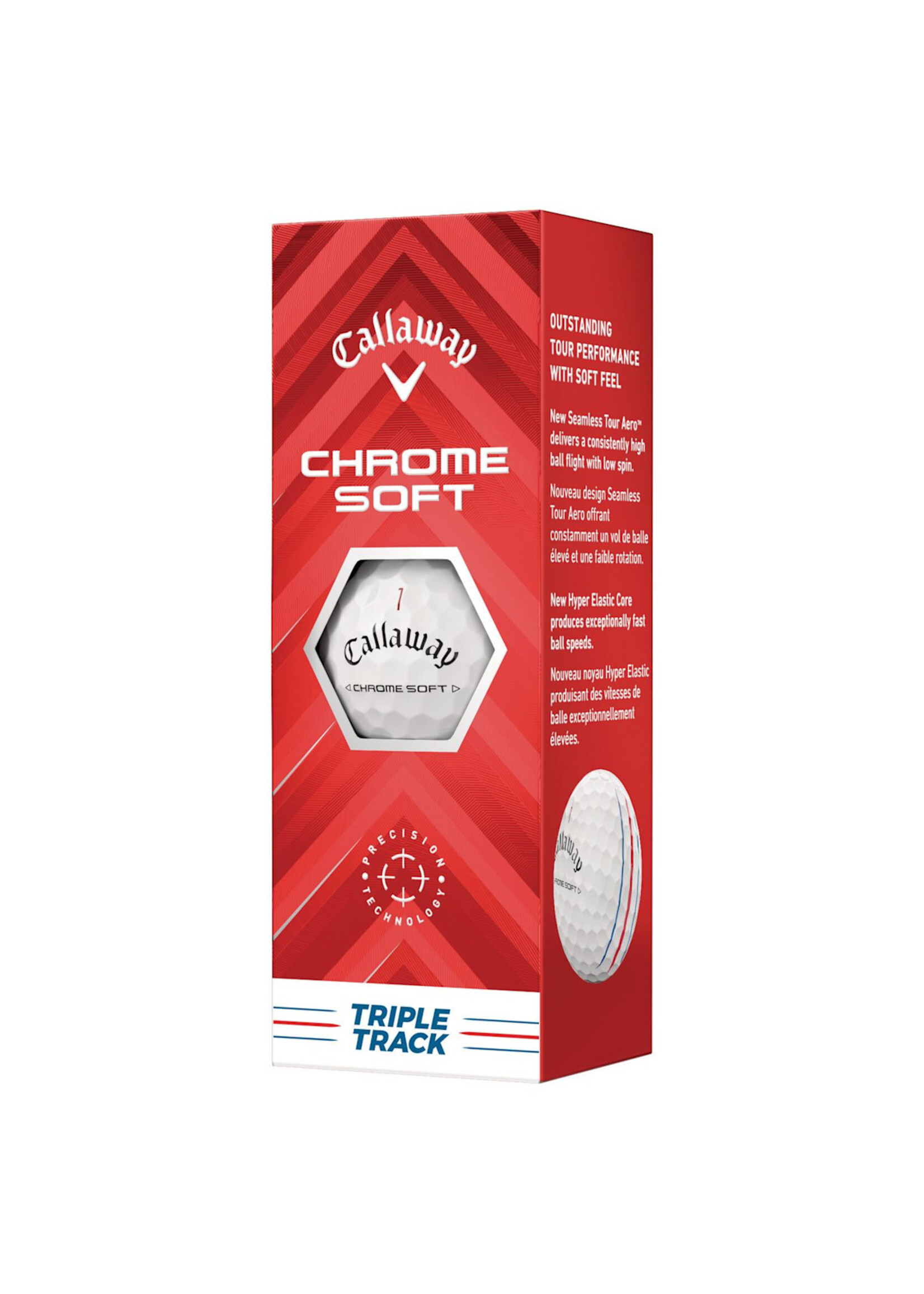 Callaway Callaway Chrome Soft Golf Balls - Sleeve - 3 Balls