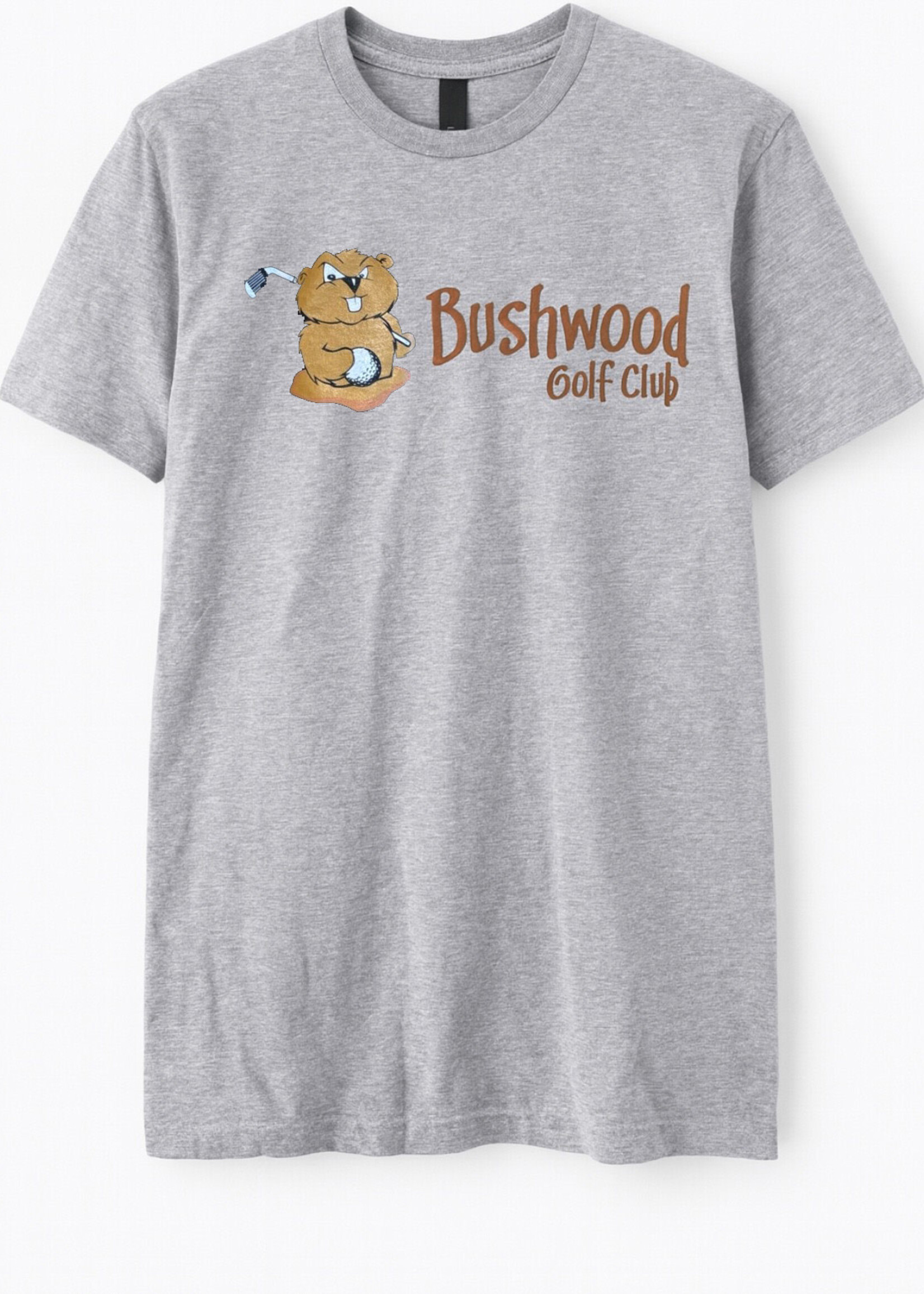 Bushwood 2025 Bushwood Golf Club Logo/w Gopher Tshirt Grey S