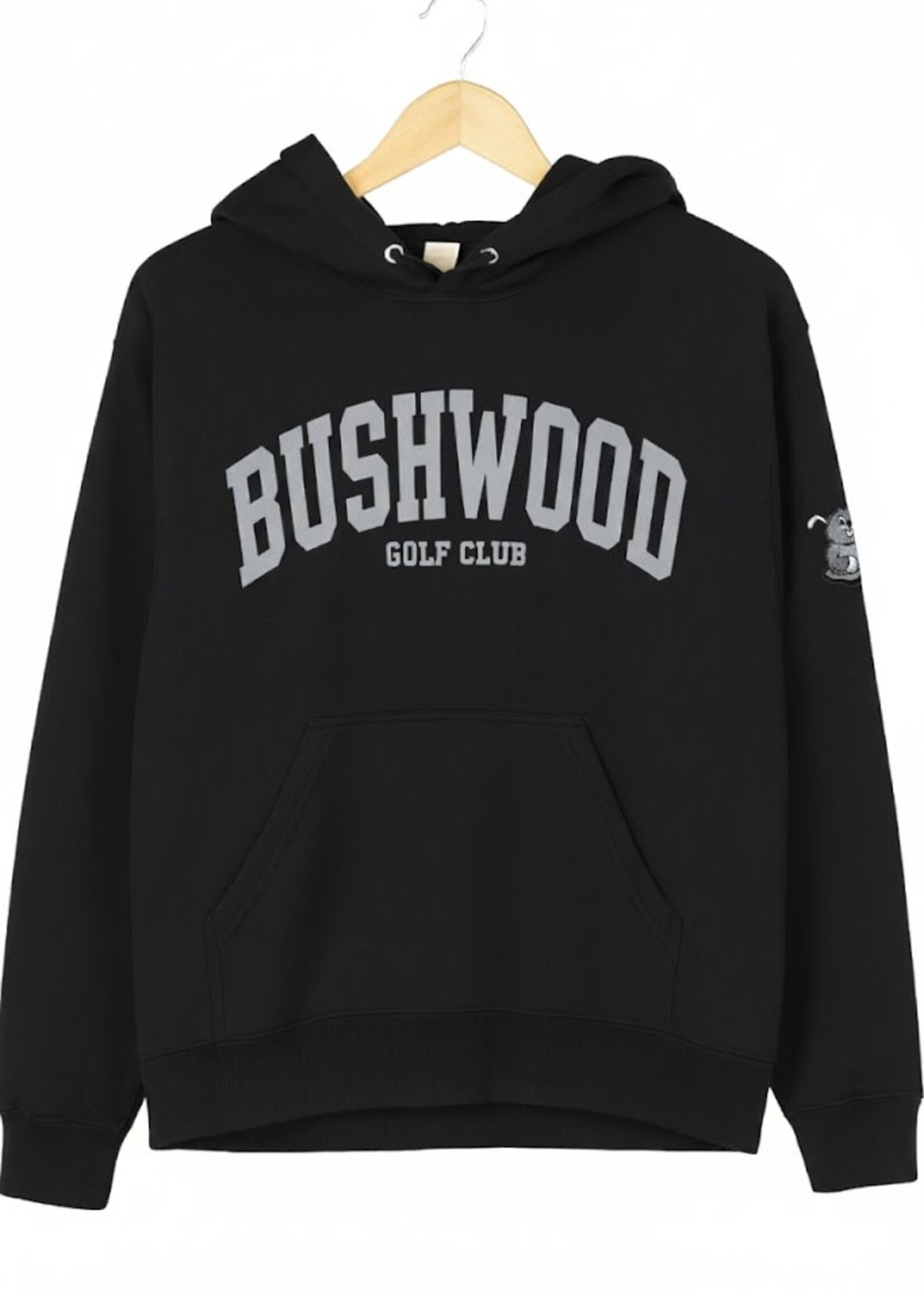Bushwood 2025 Bushwood Golf Club Logo Hoodie Black Small