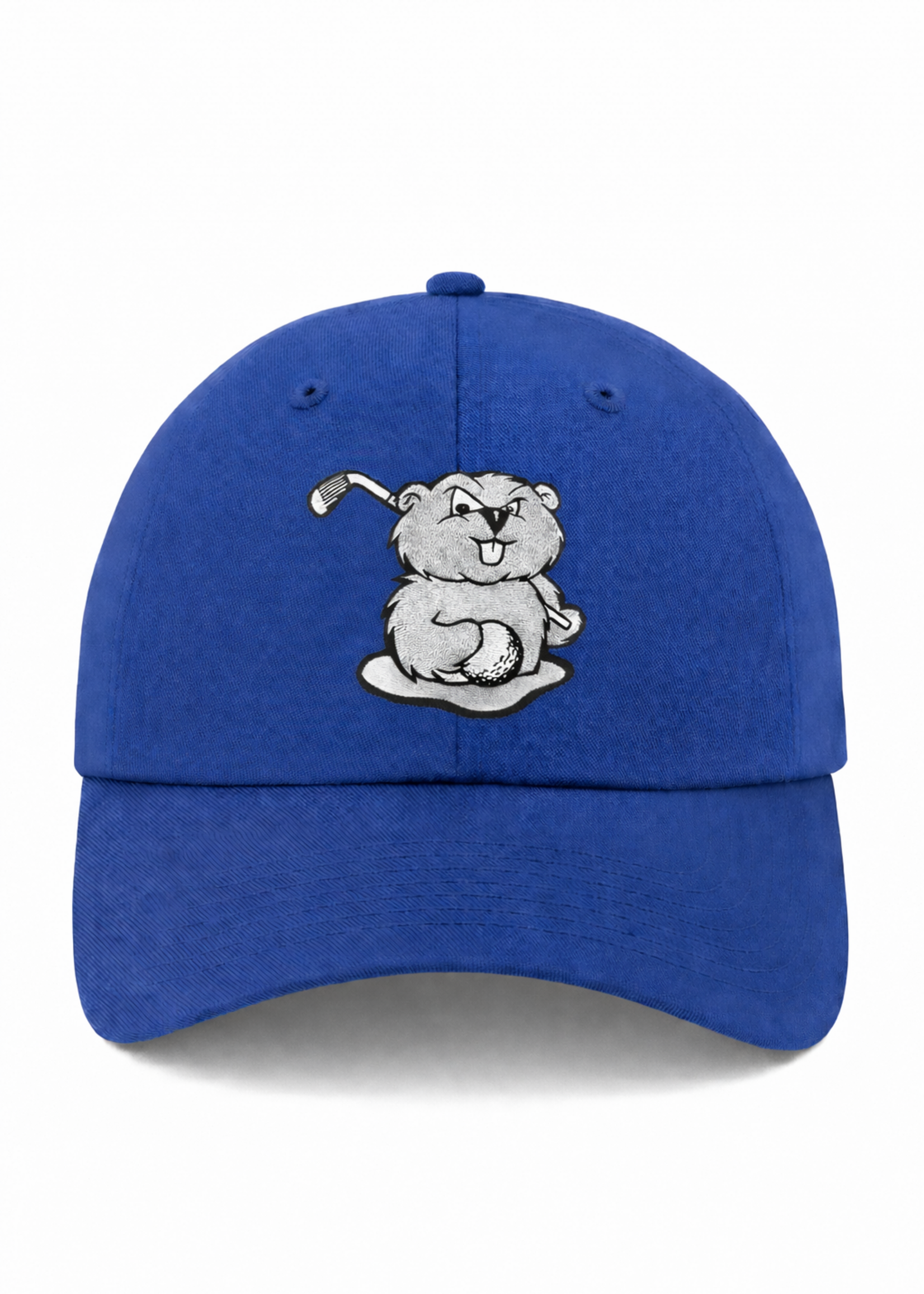 ADIDAS Bushwood Adidas Gopher Logo Hat Royal Blue