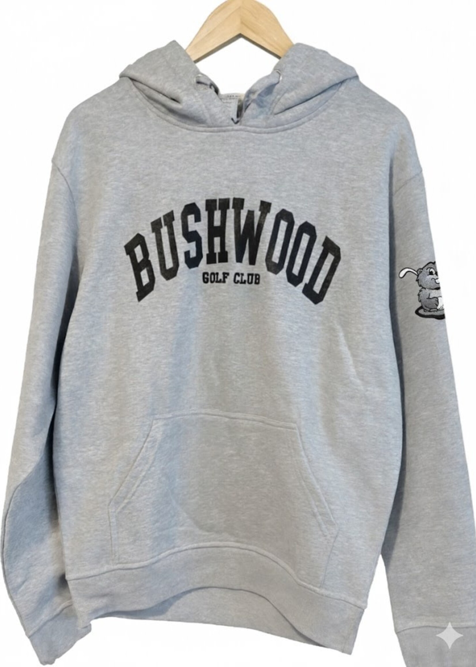 Bushwood 2025 Bushwood Golf Club Logo Hoodie Grey XL