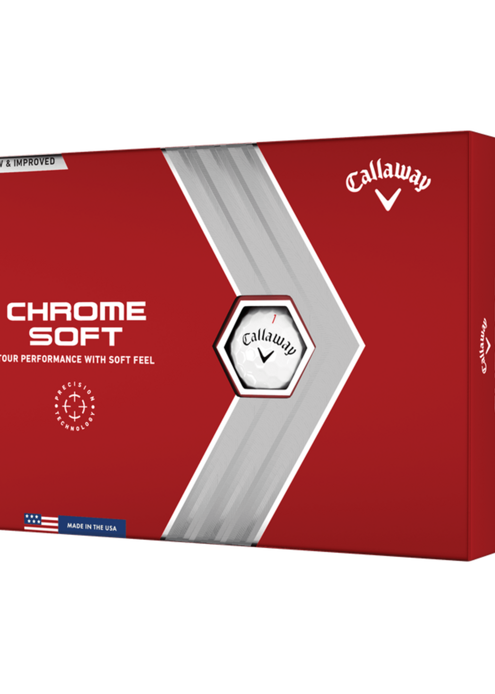 Callaway Callaway Chrome Soft Golf Balls - Sleeve - 3 Balls