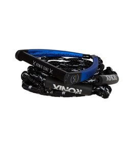 Ronix PU Synthetic Bungee Surf Rope 10" Handle With 4 Section Rope