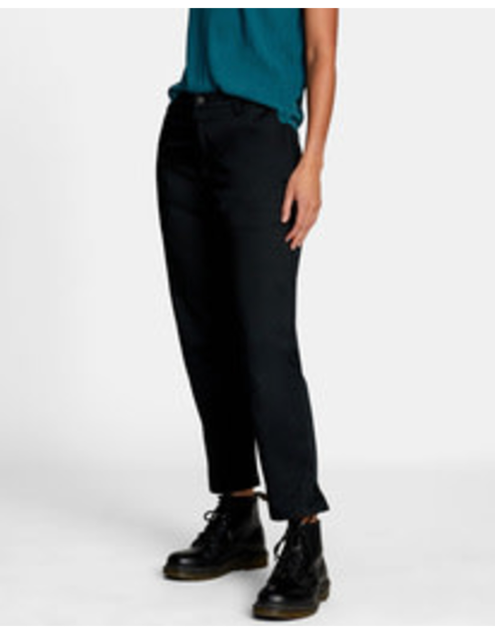 RVCA Womens Weekend Stretch Chino Pant - True Black – Storm Surf Shop