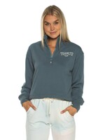 TEAMLTD Training Crop 1/4 Zip Sweater
