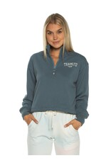TEAMLTD Women's Training Crop 1/4 Zip Sweater