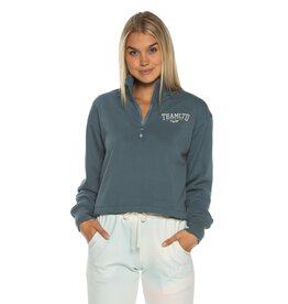 TEAMLTD Training Crop 1/4 Zip Sweater