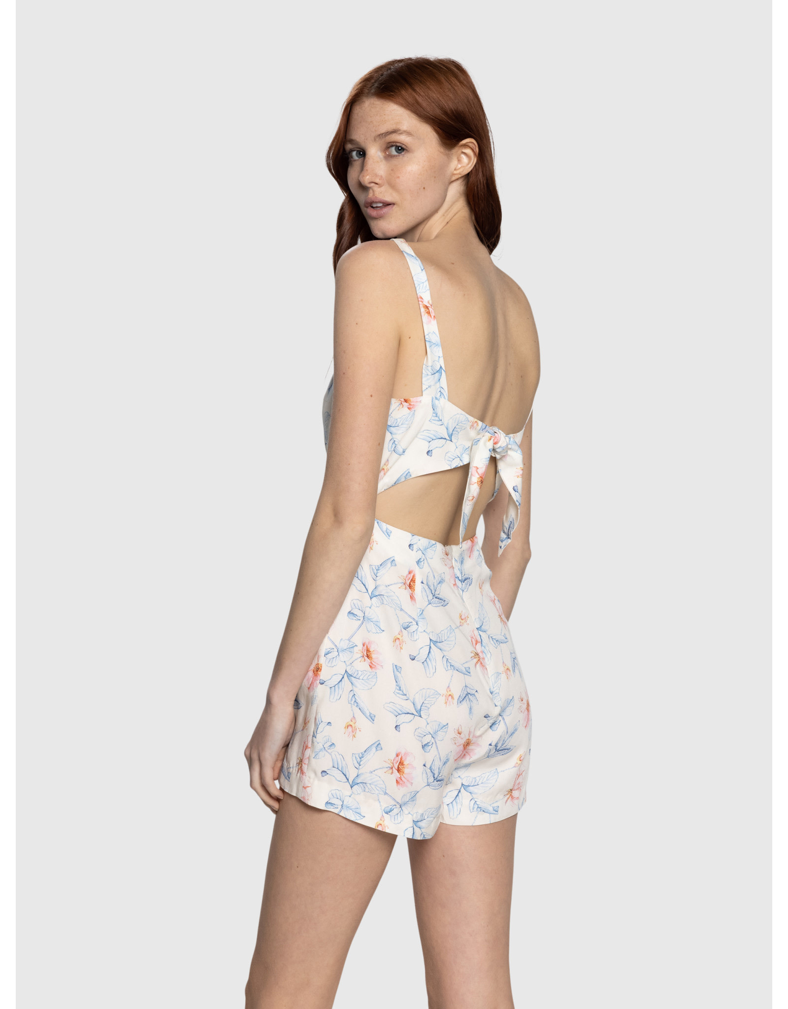 TEAMLTD Tie Back Romper