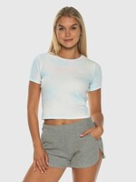 TEAMLTD Crop Waffle Tee