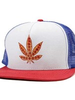 Skate Mental Snapback Pizza Leaf
