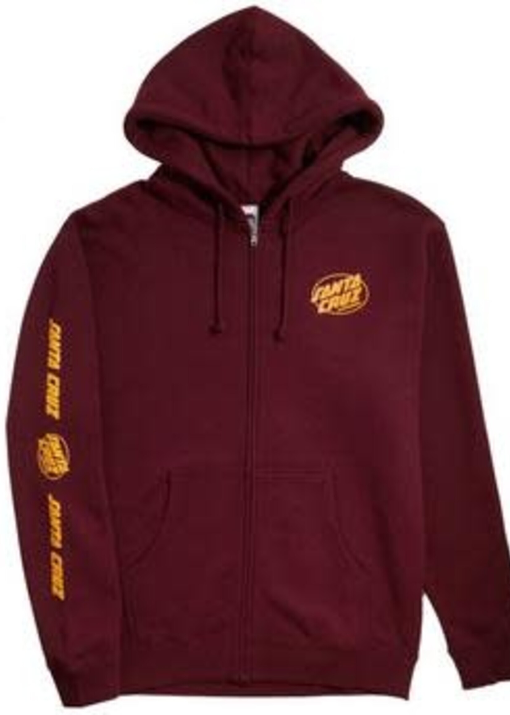 Santa Cruz Club Oval Dot Zip Up Hoodie